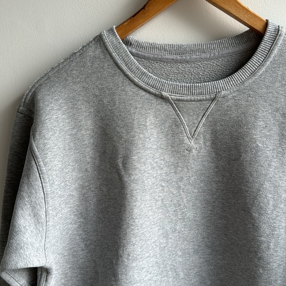 lululemon athletica Tops - lululemon All Yours Crew Neck Sweater Heathered Grey Sz6